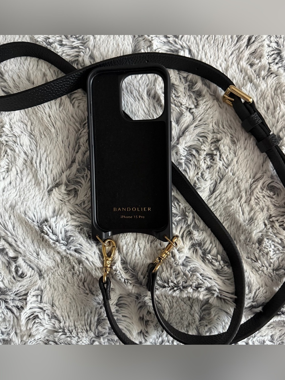 Bandolier Hailey Black/Gold iPhone 15 Pro case - Picture 5 of 6